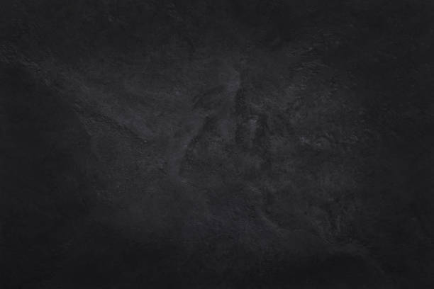 istock Dark grey black slate texture in natural pattern with high resolution for background and design art work. Black stone wall. 1032501288