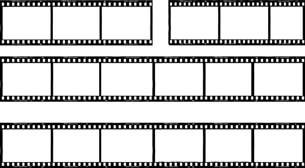 photographic film,film stripes, photo frames, free copy space,vector photographic film,film stripes, photo frames, free copy space,vector. Fictional design. contact sheet stock illustrations