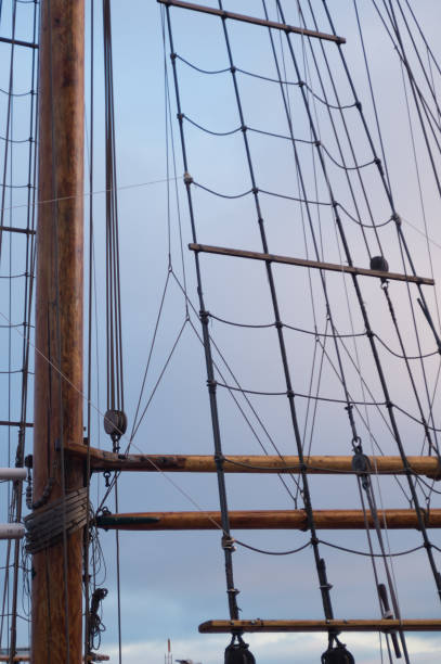 istock Mast of old sailing ship 1032508552