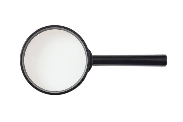 istock Magnifier isolated on white background. 3d illustration 1032516580