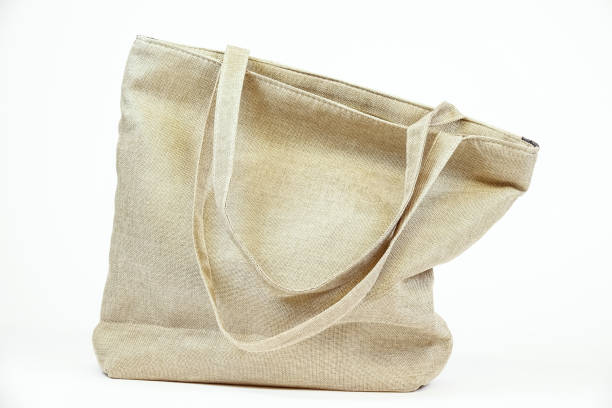 istock Organic eco shopping bag. Canvas tote bag. 1032516594