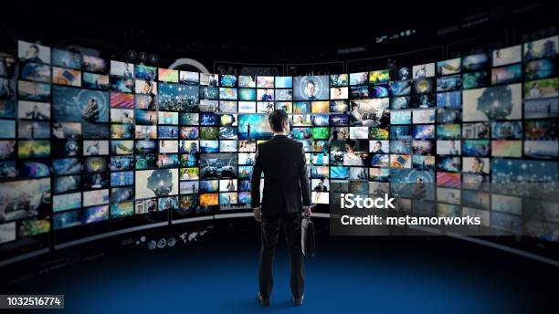 Video Archives Concept Stock Photo - Download Image Now - Television Industry, Movie, The Media