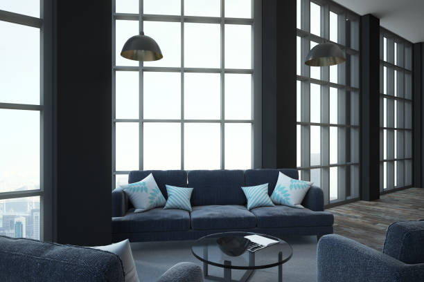istock minimalistic furniture in loft room 1032517400