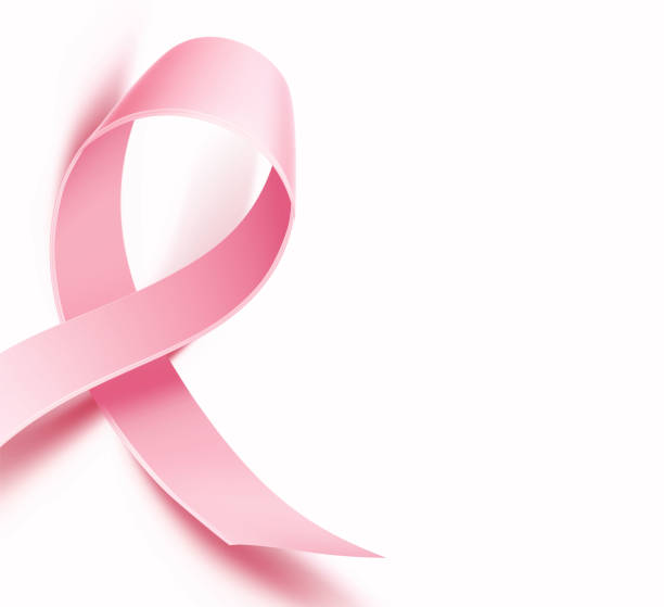 istock Vector breast cancer awareness poster pink ribbon 1032518180
