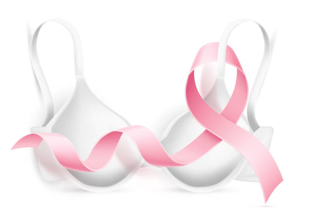 istock Vector breast cancer awareness poster pink ribbon 1032518214