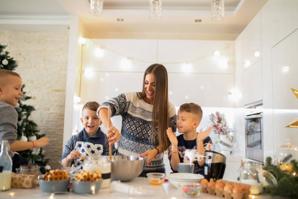 o verdadeiro espírito do natal - christmas desserts - fotografias e filmes do acervo