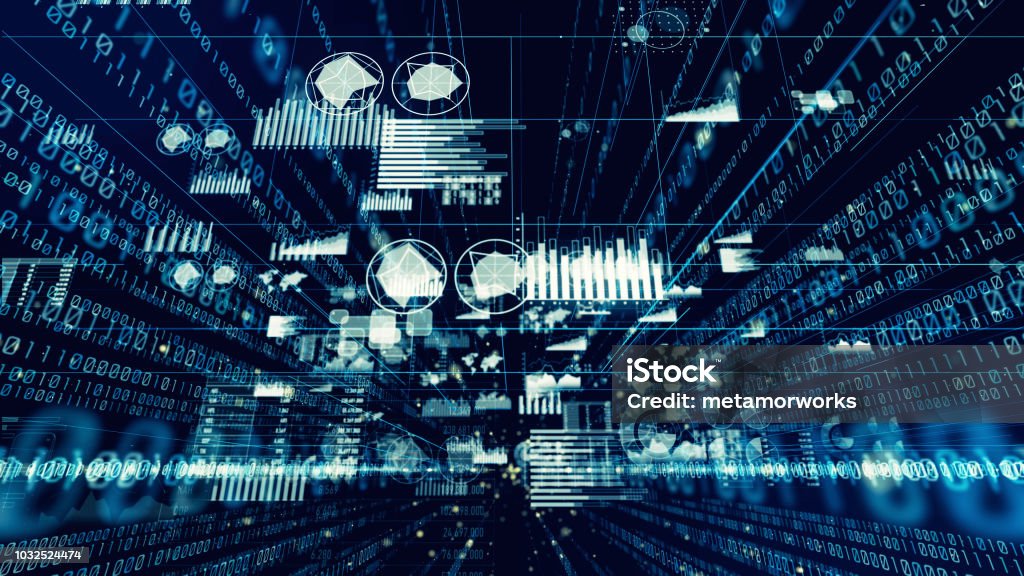 Different Digital Code Digital Binary Code Concept Stock Photo - Download Image Now - Data ...