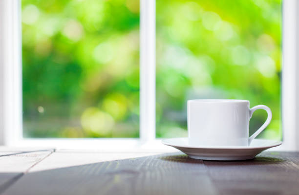 istock Morning coffee on the window 1032527554
