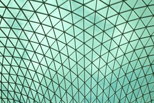 стеклянная крыша - dome glass ceiling skylight стоковые фото и изображения