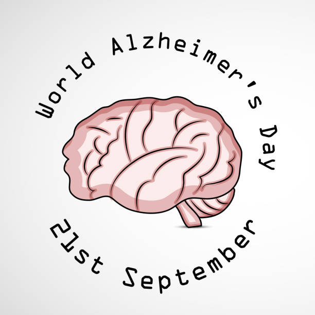 istock illustration of elements of World Alzheimers Day Background 1032545102