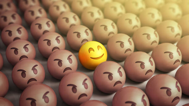 istock Emojis icons with facial expressions 3d render 1032556084