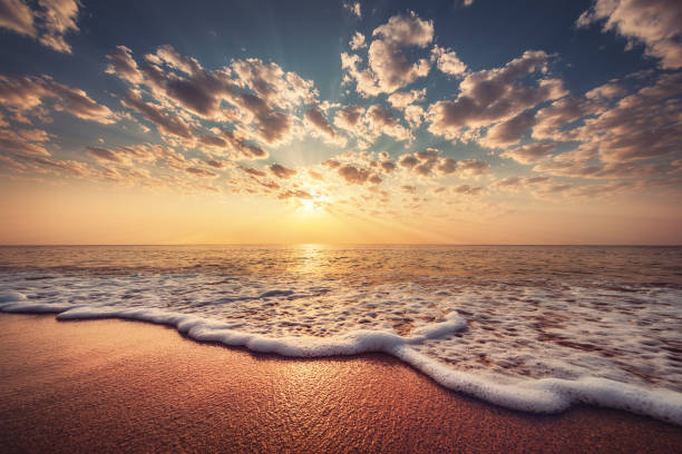 istock Beautiful cloudscape over the sea, sunrise shot 1032556214