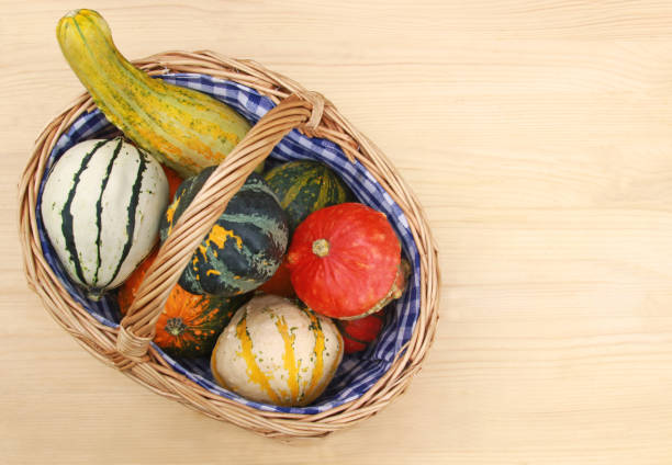 istock ornamental pumpkins in a basket 1032561792