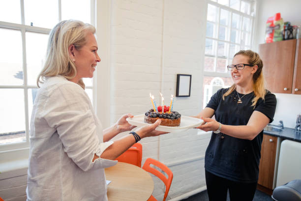 istock Birthday Surprise in the Office 1032570128