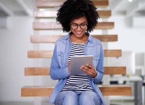 istock She's always updated with business trends 1032573398