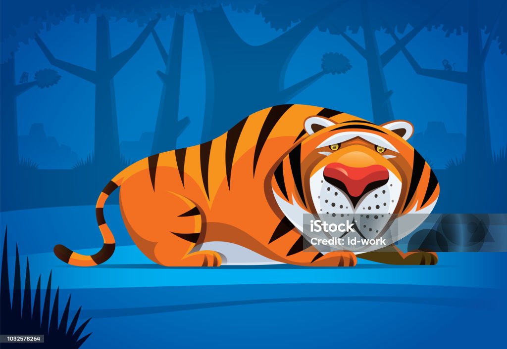 Lonely Tiger In Jungle Stock Illustration - Download Image Now - Tiger, Cartoon, Illustration - iStock Lonely Tiger In Jungle Stock Illustration - Download Image Now - Tiger, Cartoon, Illustration - iStock