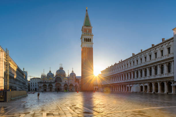 istock Piazza San Marco at sunrise 1032580704