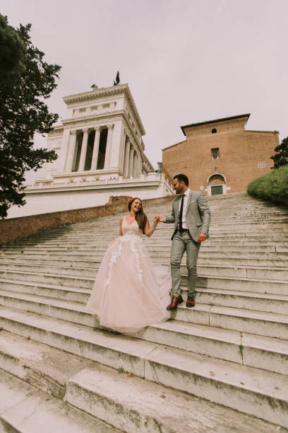 istock Wedding couple  in Rome, Italy 1032580926
