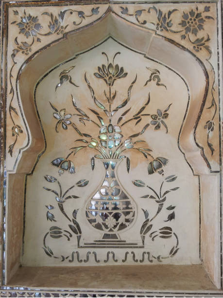 istock Sheesh Mahal (Mirror Palace) - Amber Fort, Rajasthan, India 1032586394