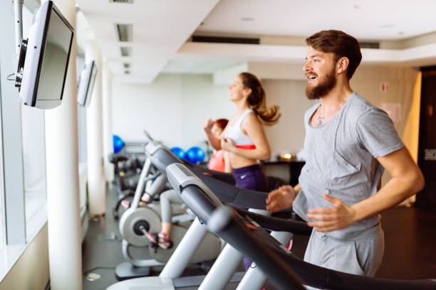 istock People running on treadmill in gym 1032591942
