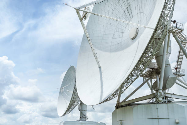 istock large white satellite dishes turn up skyward in communication antenna system center station 1032598366