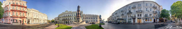 Ukraine, Odessa - May 2, 2017: Monument to the founders of Odessa, also known as monument to Catherine the Great and her companions