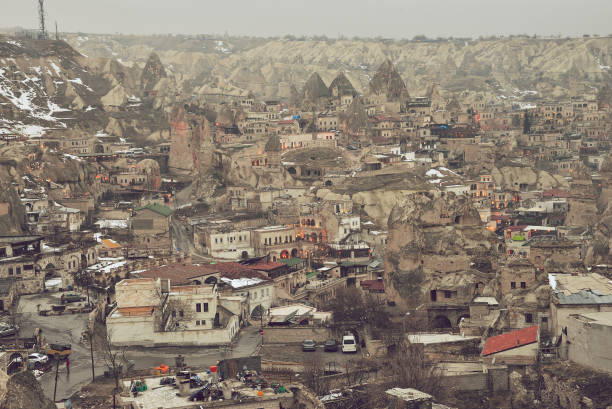 istock Goreme town in Cappadocia 1032599454