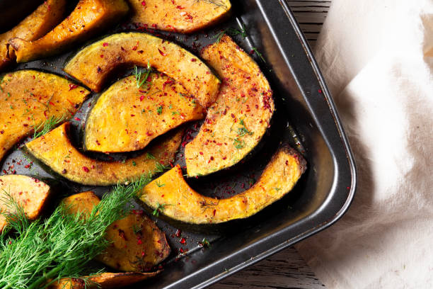 istock Baked pumpkin pieces 1032599930