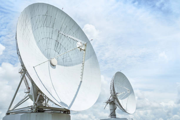 istock large white satellite dishes turn up skyward in communication antenna system center station 1032600144