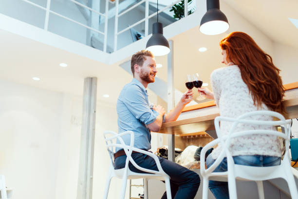 istock Beautiful couple celebrating moving in 1032609050