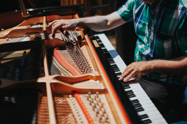 istock Midsection Of Man Playing Piano 1032628588