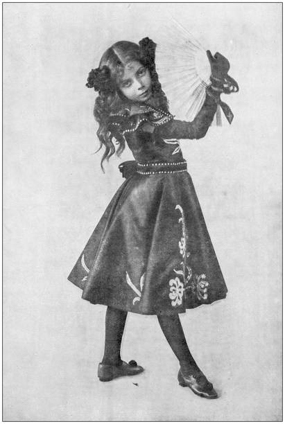 Antique photograph: Spanish girl