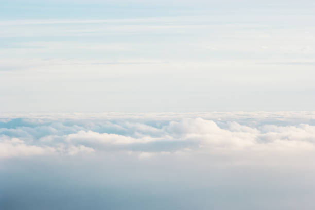 istock Sky Clouds background beautiful scenery with natural soft color Aerial view 1032655300
