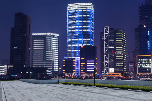 istock Shanghai at night, China 1032659208