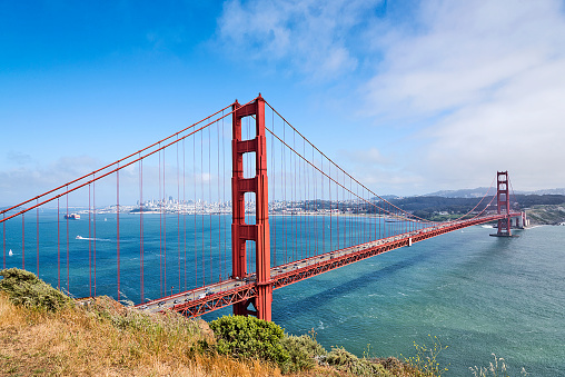 Golden Gate, one of the Wonders of the Modern World, San Francisco, California