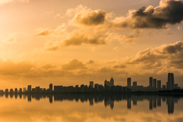 istock The skyline of sunrise 1032666114