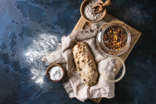 istock Wholegrain dough for stollen 1032666326