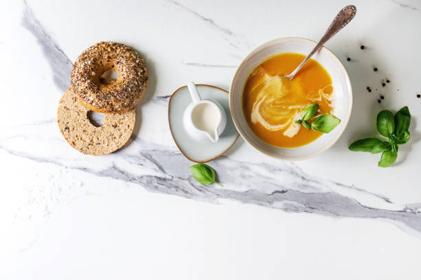 istock Pumpkin or carrot soup 1032666824