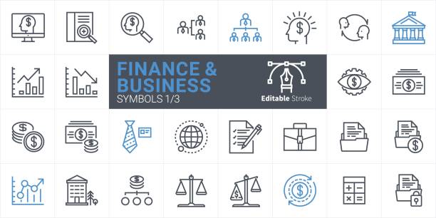 finanzen und business-vektor-symbol - diamantschmuck grafiken stock-grafiken, -clipart, -cartoons und -symbole
