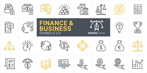 finanzen und business-vektor-symbol - diamantschmuck grafiken stock-grafiken, -clipart, -cartoons und -symbole