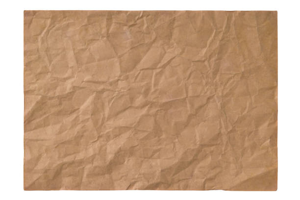 istock Full Frame Of Crumpled Brown Paper 1032673598