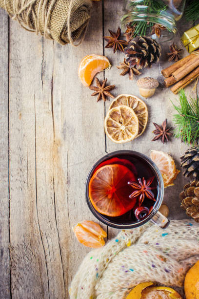 istock Mulled wine. Selective focus. christmas drink and food. 1032673804