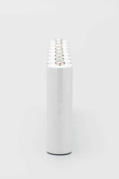 istock Batteries isolated on white background. Mockup design with copy space. 1032678674