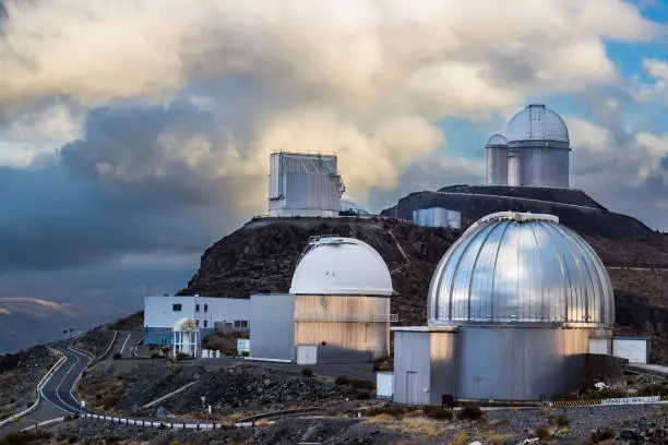 Photo of The astronomical observatory of La Silla, North Chile. One of the first observatories to see planets in other stars. Located at Atacama Desert.