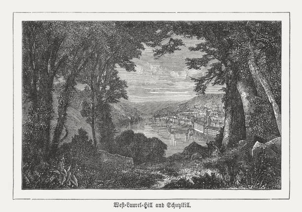 istock West Laurel Hill and Schuylkill River, Philadelphia, USA, published 1876 1032687354