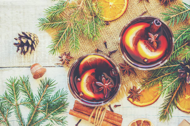 istock Mulled wine. Selective focus. christmas drink and food. 1032694538