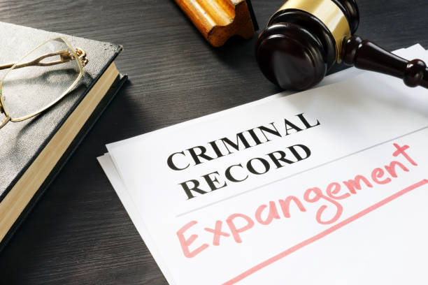 Expunge of criminal record. Expungement written on a document. Expunge of criminal record. Expungement written on a document. criminal stock pictures, royalty-free photos & images