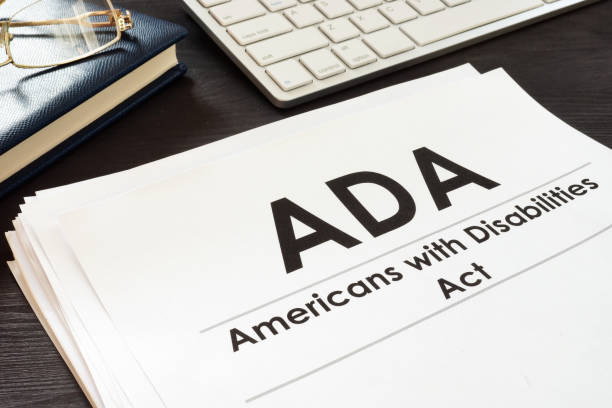 Americans with Disabilities Act ADA and glasses. Americans with Disabilities Act ADA and glasses. bill legislation photos stock pictures, royalty-free photos & images