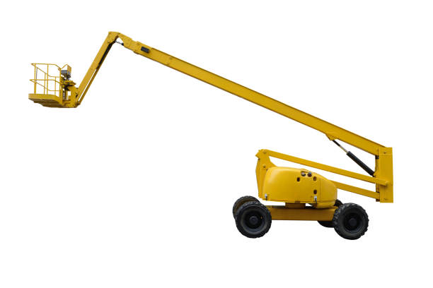 istock yellow industrial lifter isolated on white background 1032720172