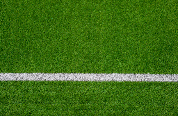 pełnoklatkowe ujęcie boiska do piłki nożnej - soccer field soccer grass green zdjęcia i obrazy z banku zdjęć